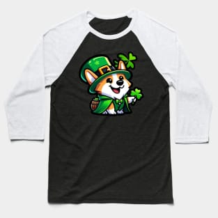 st patrick corgi Baseball T-Shirt